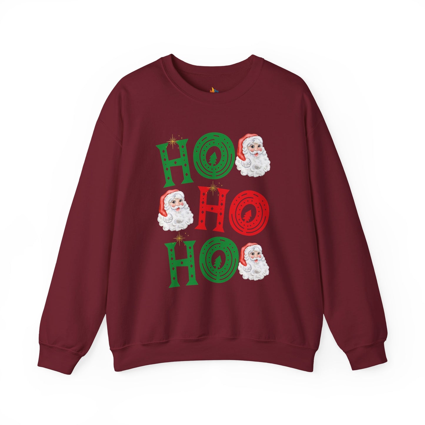 Ho Ho Ho, Christmas Sweatshirt, Unisex Crewneck, Holiday Season Outfit, Winter Sweatshirt