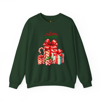 Tis the Season, Christmas Sweatshirt, Unisex Crewneck, Holiday Season Outfit, Winter Sweatshirt