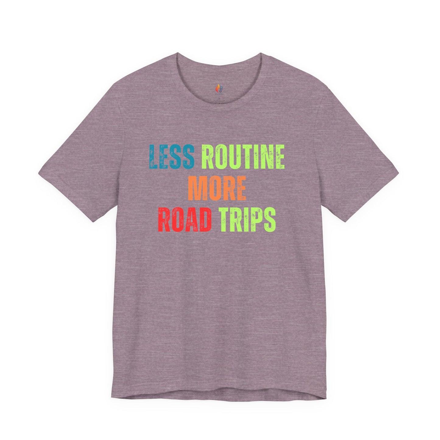 Less Routine, More Road trips T-Shirt - Travel Lover Graphic Tee