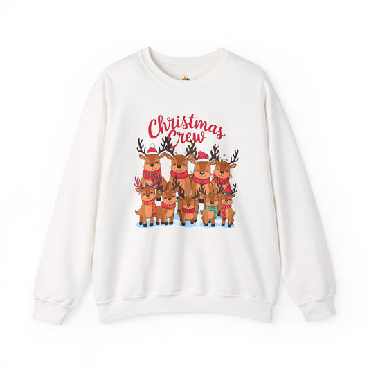 Christmas Crew Sweatshirt, Unisex Crewneck, Holiday Season Outfit, Winter Sweatshirt