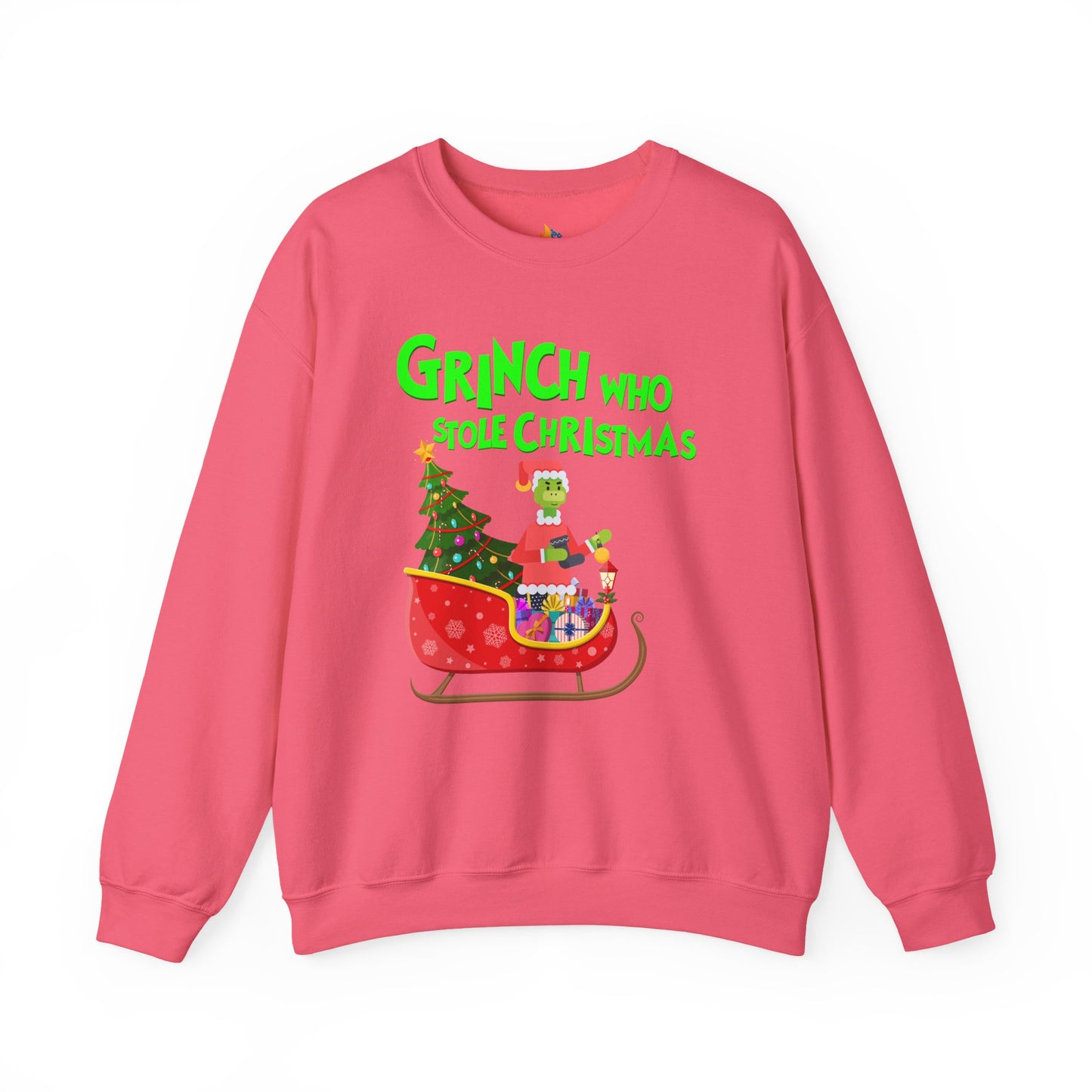 Grinch who stole Christmas Sweatshirt, Unisex Crewneck, Holiday Season Outfit, Winter Sweatshirt