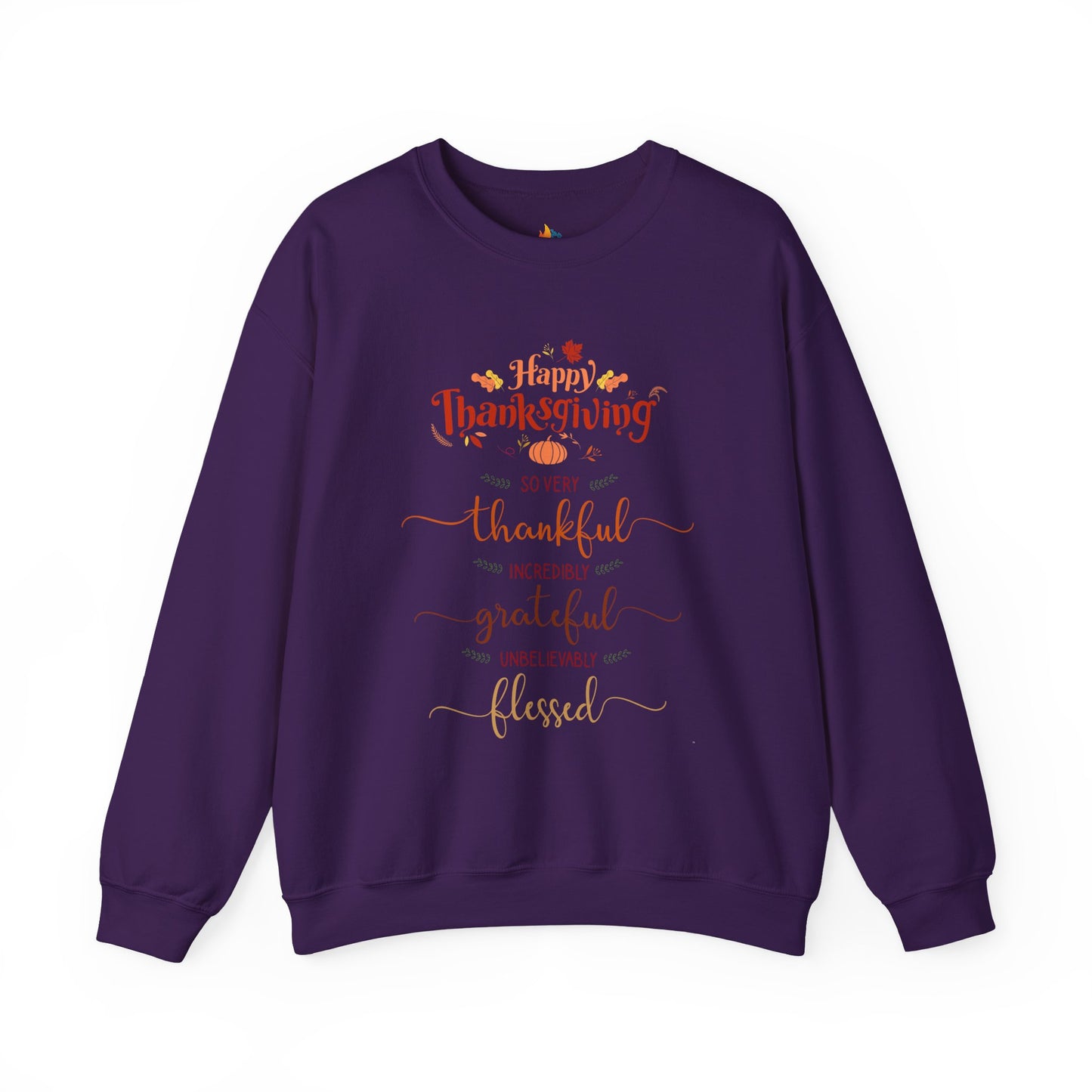 Happy Thanksgiving Sweatshirt, Unisex Crewneck, Fall Season Outfit, Cozy Fall Gift