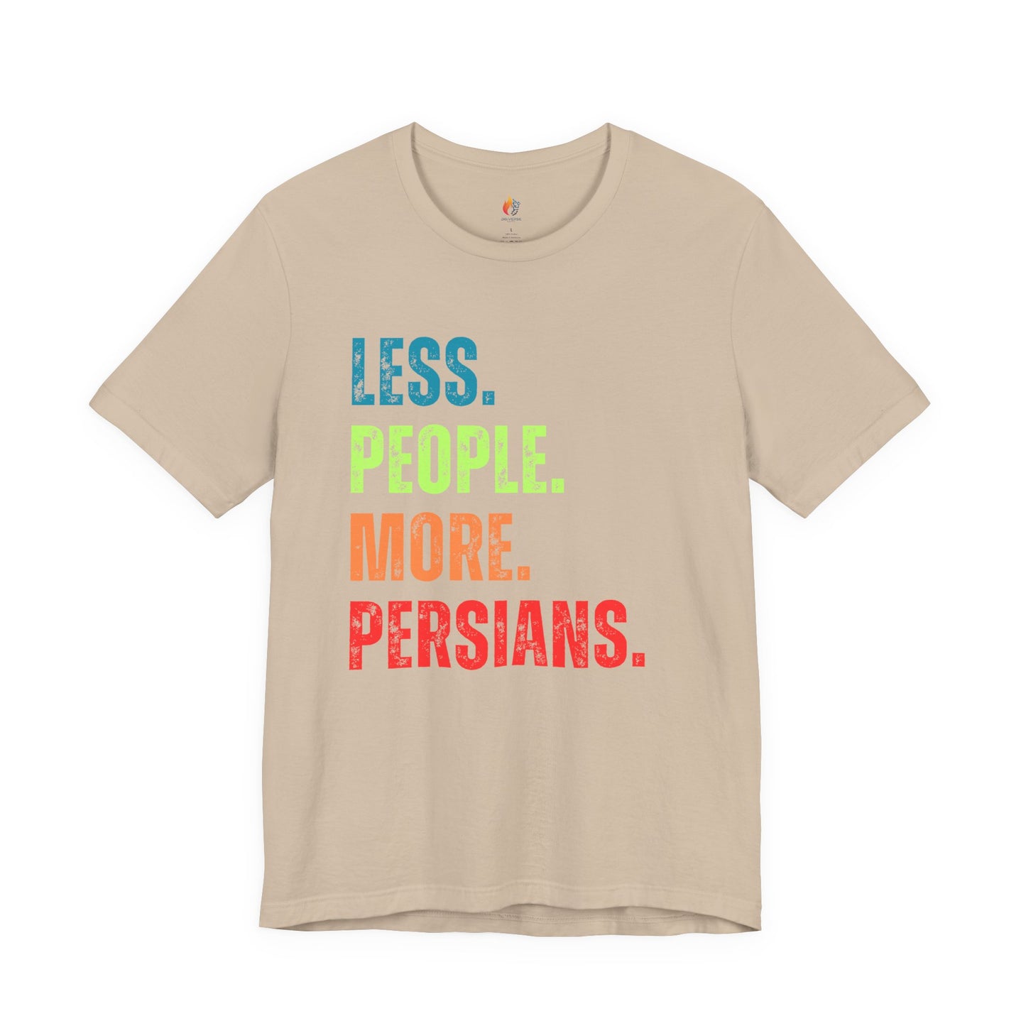 Cat Lover T-Shirt - "Less People More Persians" Graphic Tee