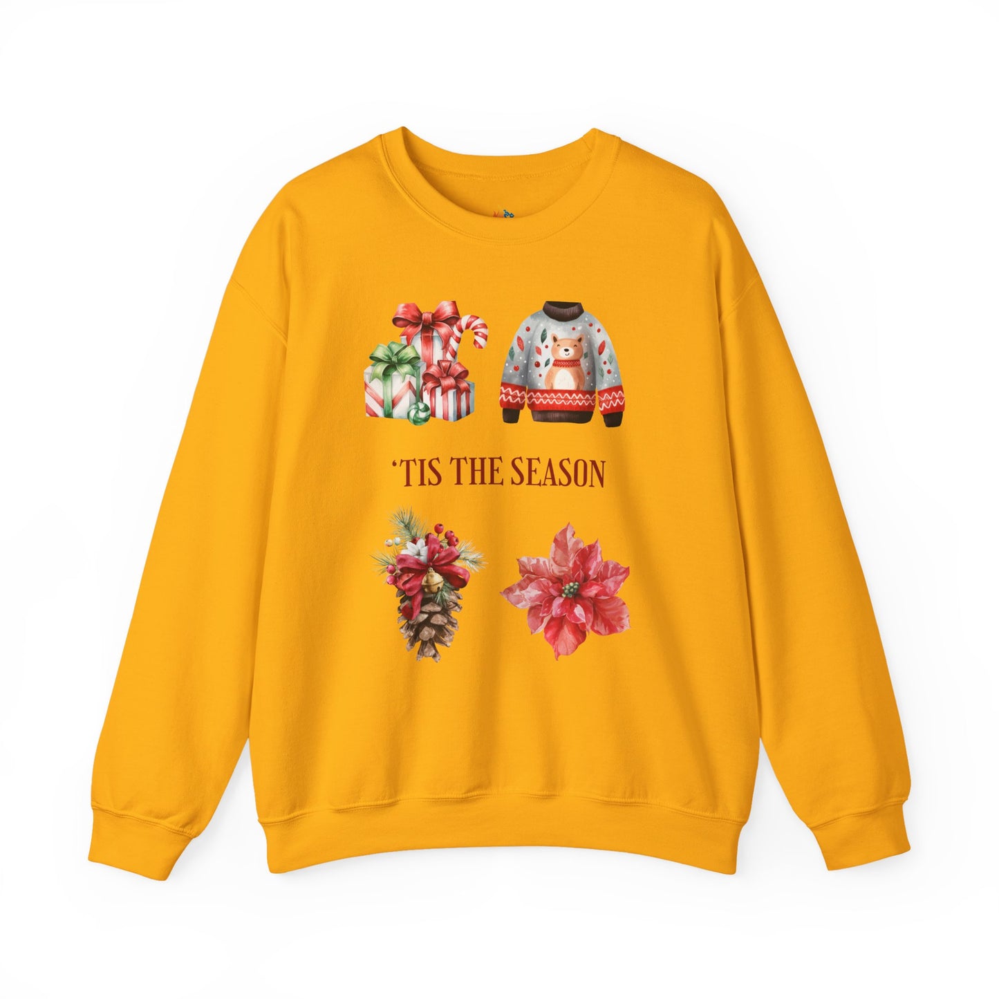 Tis the season Christmas Sweatshirt, Unisex Crewneck, Holiday Season Outfit, Winter Sweatshirt