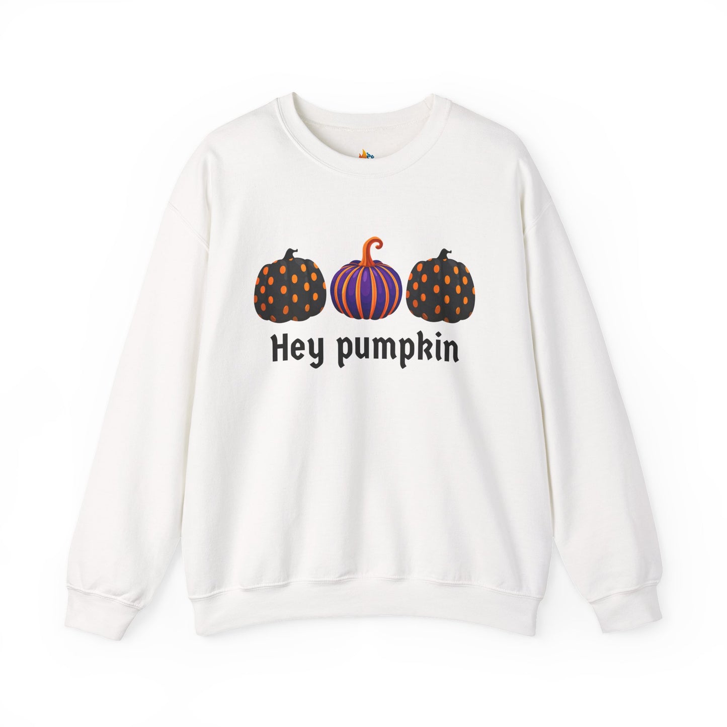 Hey Pumpkin Sweatshirt, Unisex Crewneck, Fall Season Outfit, Halloween Gift, Cozy Fall Gift