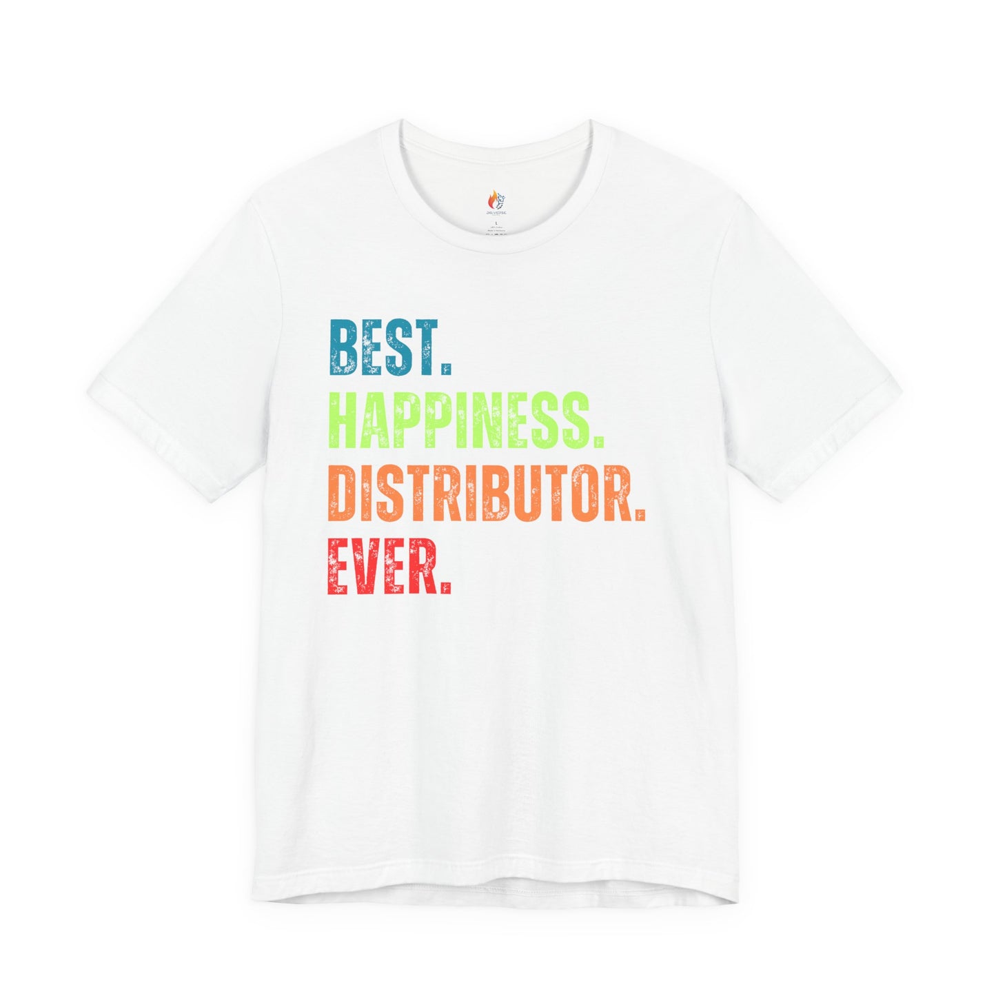 Golden Retriever Dog Lover T-Shirt - "Best Happiness Distributor Ever"