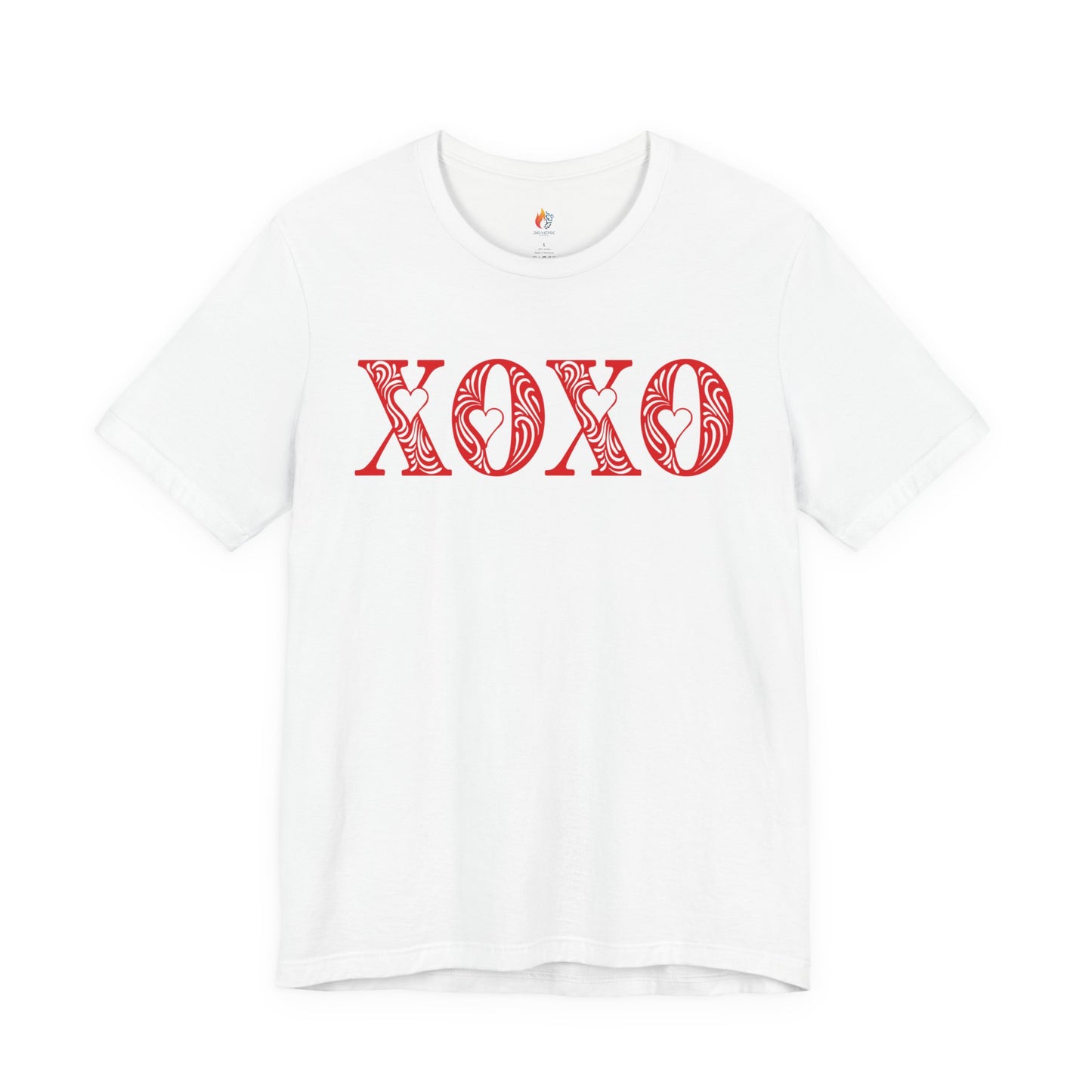 XOXO T-Shirt, Valentine’s Day T-shirt, Cute Valentine Shirt, Love Graphic Tee, Unisex Valentine Outfit, Gift for Him or Her, Romantic Holiday Tee