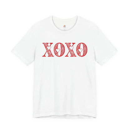 XOXO T-Shirt, Valentine’s Day T-shirt, Cute Valentine Shirt, Love Graphic Tee, Unisex Valentine Outfit, Gift for Him or Her, Romantic Holiday Tee