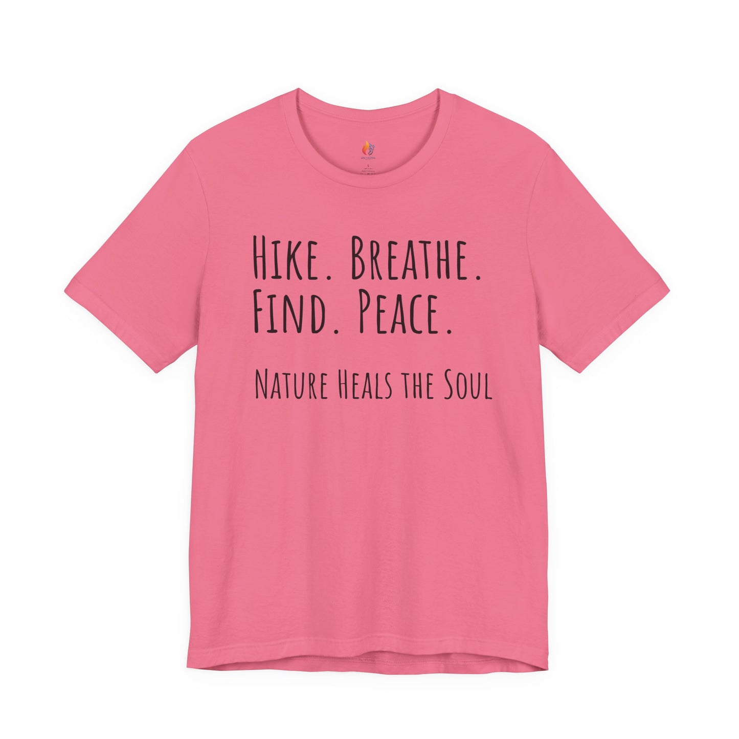 Travel lover T-Shirt - "Hike, Breathe, Find, Peace", Adventure Graphic Tee