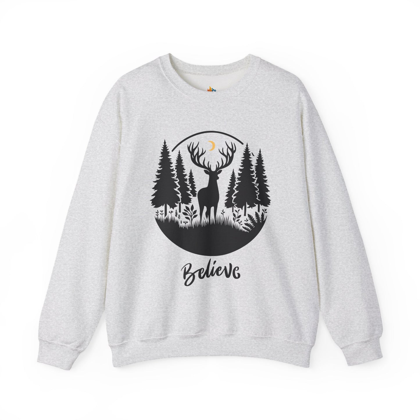 Believe, Christmas Sweatshirt, Unisex Crewneck, Holiday Season Outfit, Winter Sweatshirt