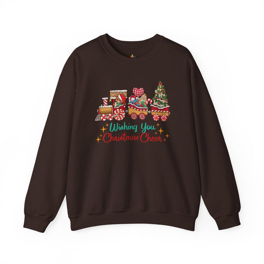 Wishing you Christmas Cheer Sweatshirt, Unisex Crewneck, Holiday Season Outfit, Winter Sweatshirt