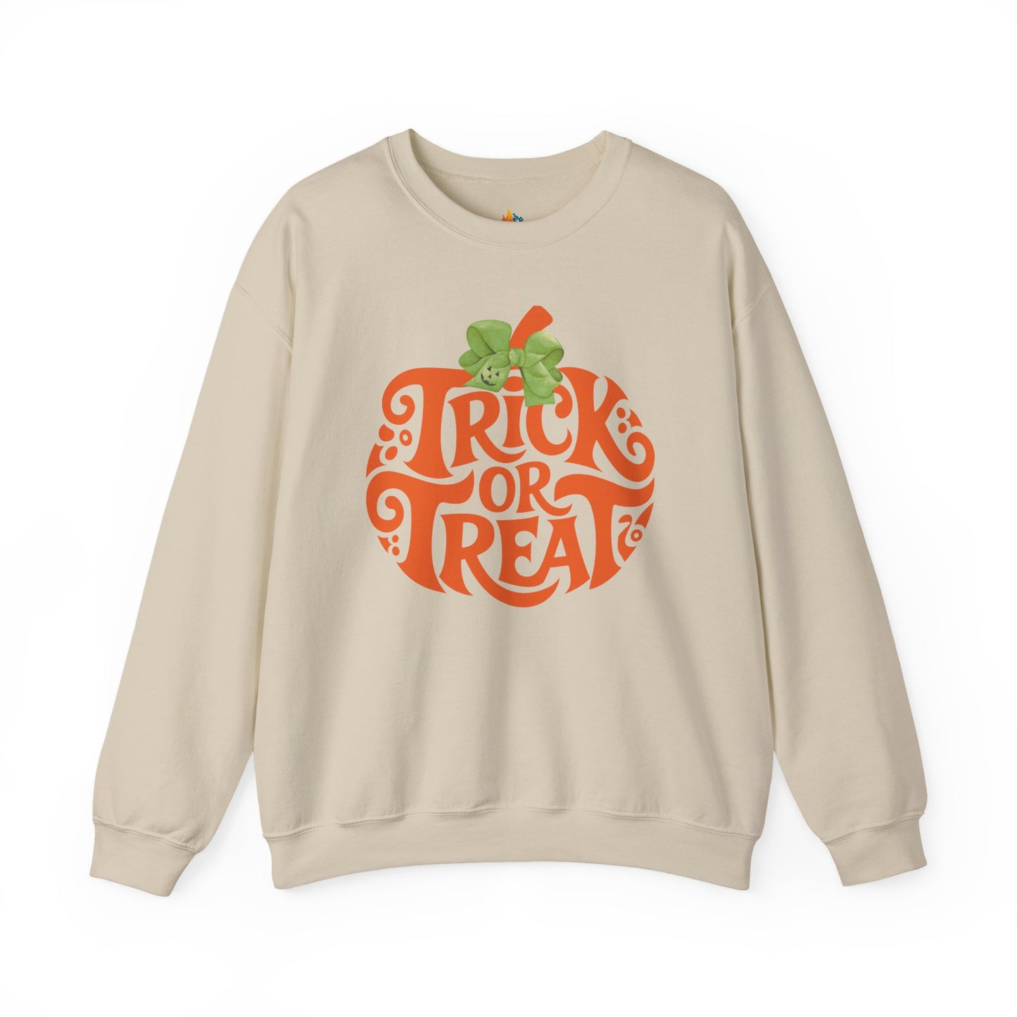 Trick or Treat Halloween Sweatshirt, Unisex Crewneck, Funny Halloween Apparel, Spooky Season Outfit, Cozy Fall Gift, Spooky Cute, Retro Halloween Gift