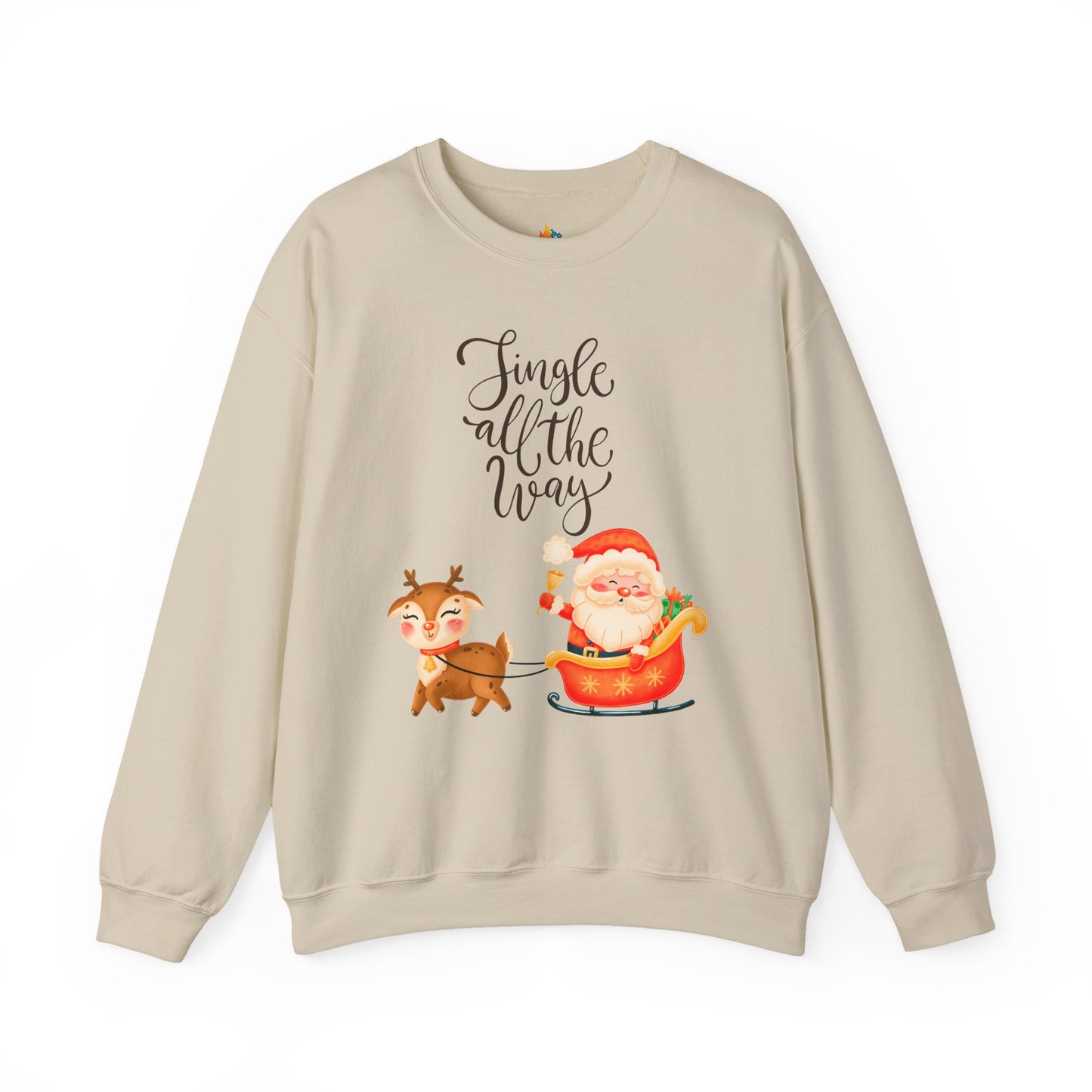 Jingle all the way, Christmas Sweatshirt, Unisex Crewneck, Holiday Season Outfit, Winter Sweatshirt