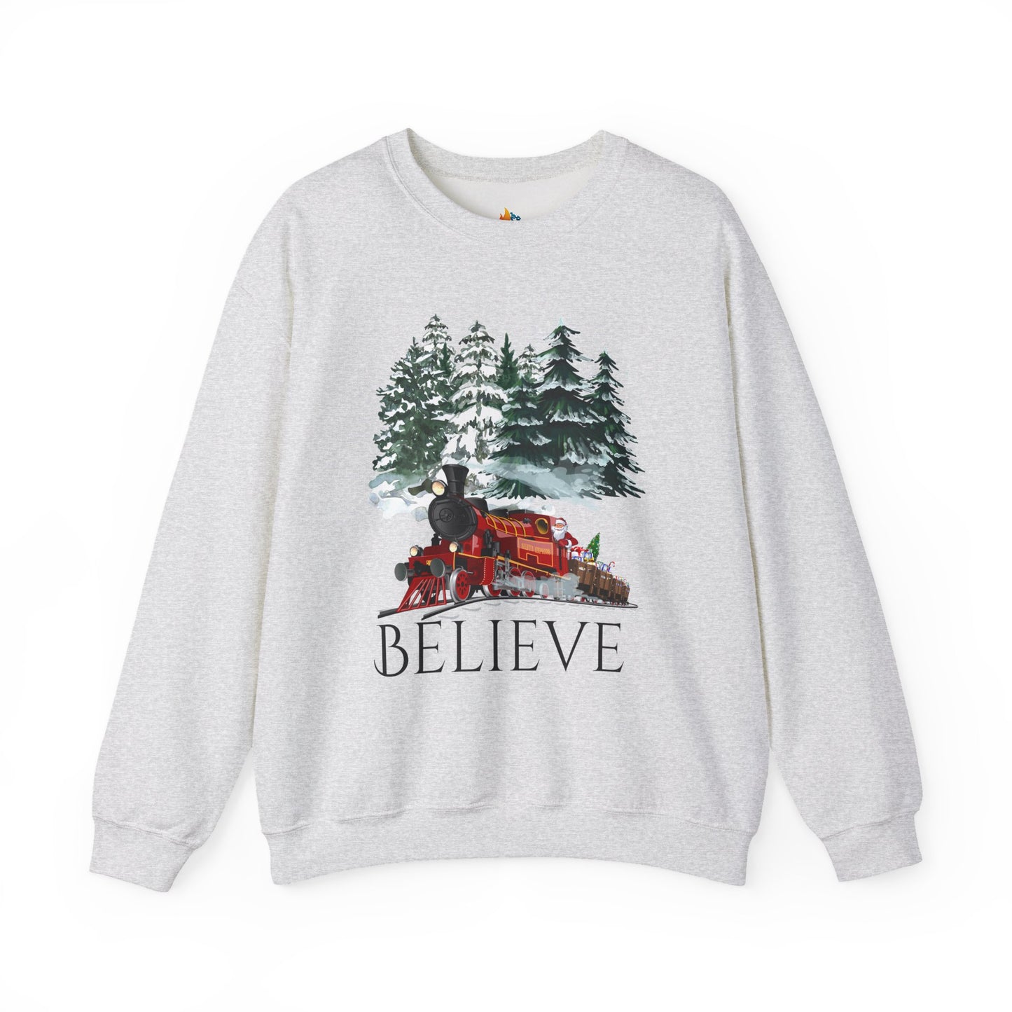 Believe, Christmas Sweatshirt, Unisex Crewneck, Holiday Season Outfit, Winter Sweatshirt