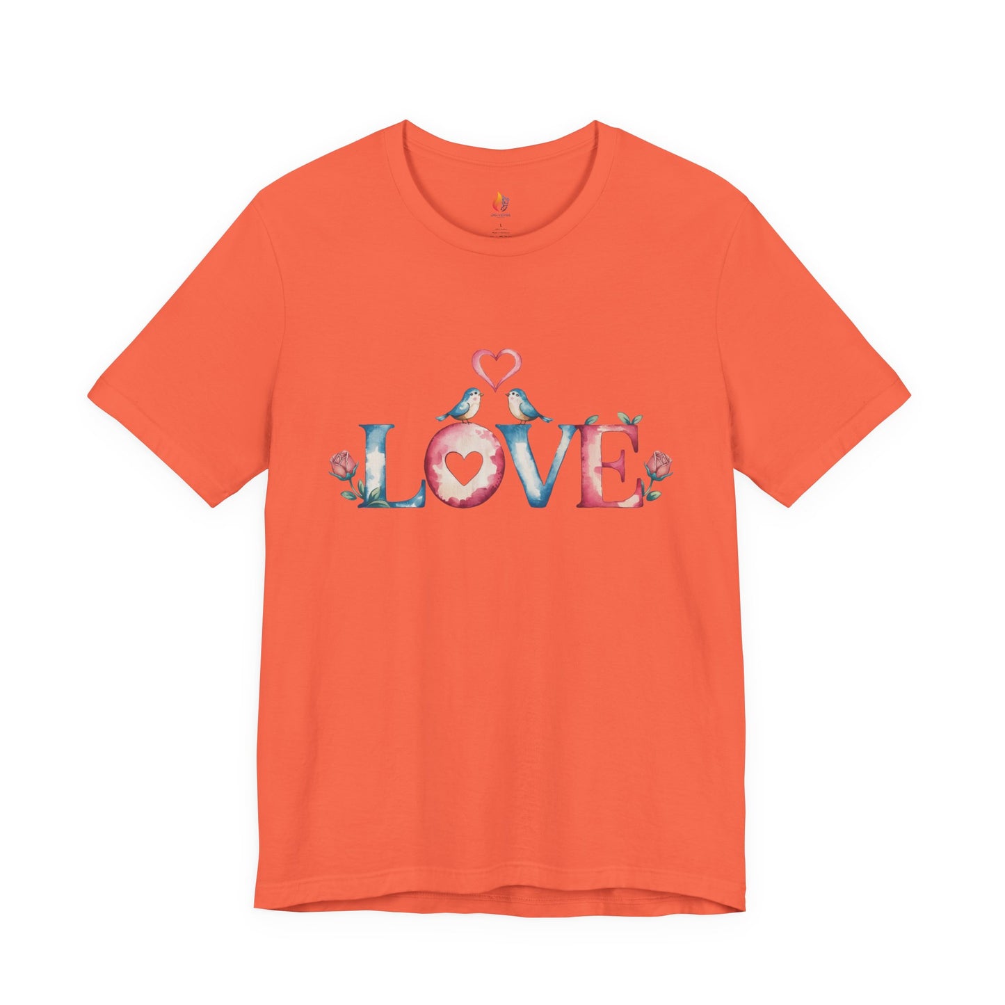 Love Birds T-Shirt - Valentine’s Day T-shirt, Cute Valentine Shirt, Love Graphic Tee, Unisex Valentine Outfit, Gift for Him or Her, Romantic Holiday Tee